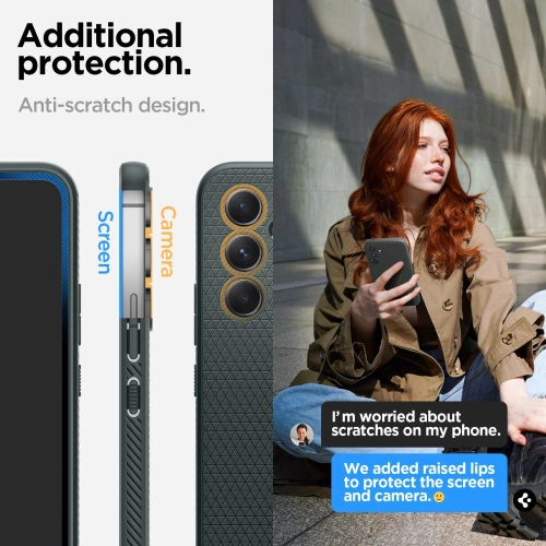 Etui Spigen Liquid Air Samsung Galaxy A54 5G Abyss Green