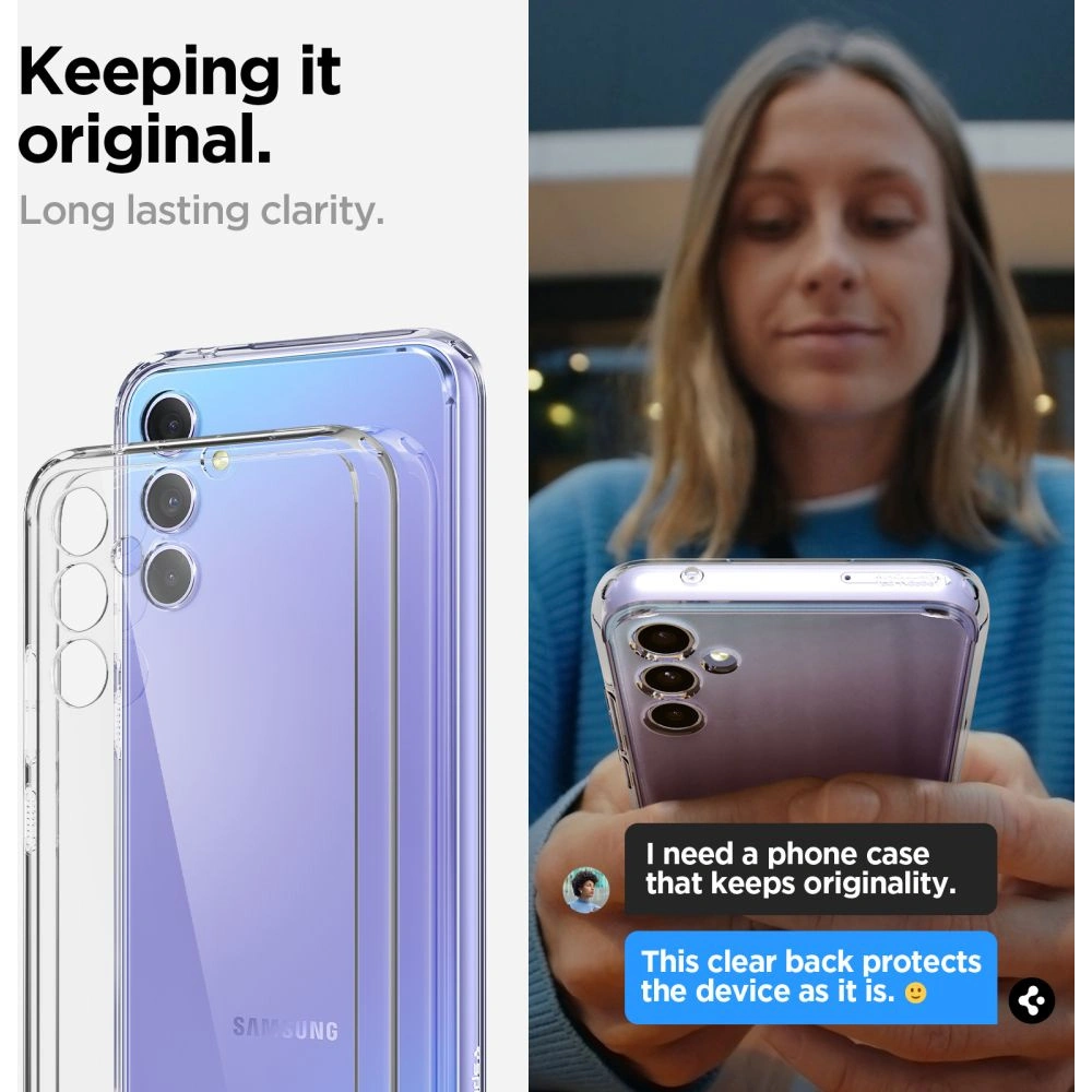 Hurtownia GSM - Etui Spigen Ultra Hybrid Samsung Galaxy A34 5G Átlátszó - SPN2821 - {ean13} - Hurt