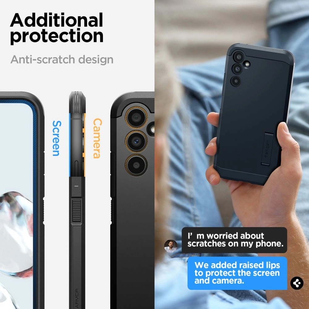 Hurtownia GSM - Etui Spigen Tough Armor Samsung Galaxy A34 5G Fekete - SPN2822 - {ean13} - Hurt
