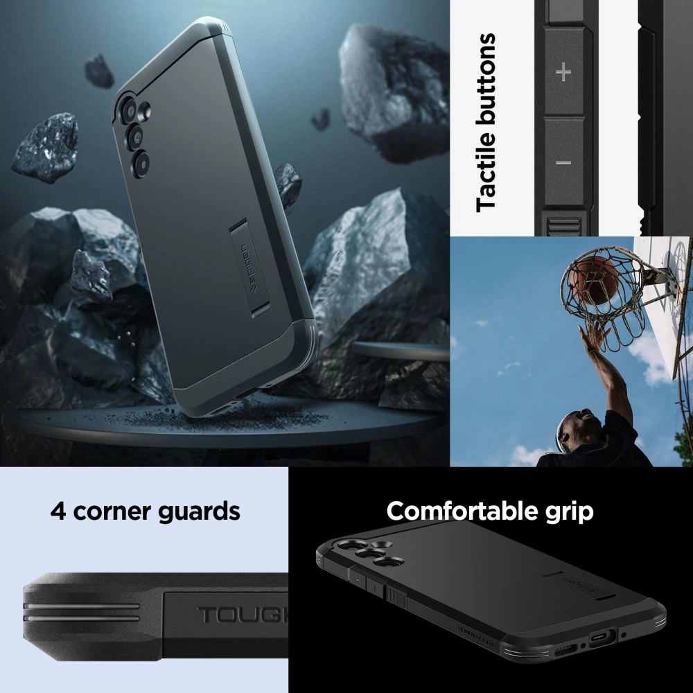 Hurtownia GSM - Etui Spigen Tough Armor Samsung Galaxy A34 5G Fekete - SPN2822 - {ean13} - Hurt