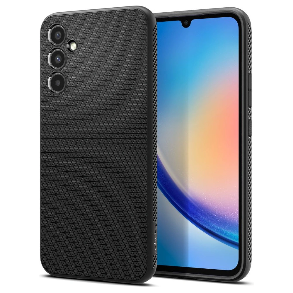 Hurtownia GSM - Etui Spigen Liquid Air Samsung Galaxy A34 5G Matt Fekete - SPN2823 - {ean13} - Hurt
