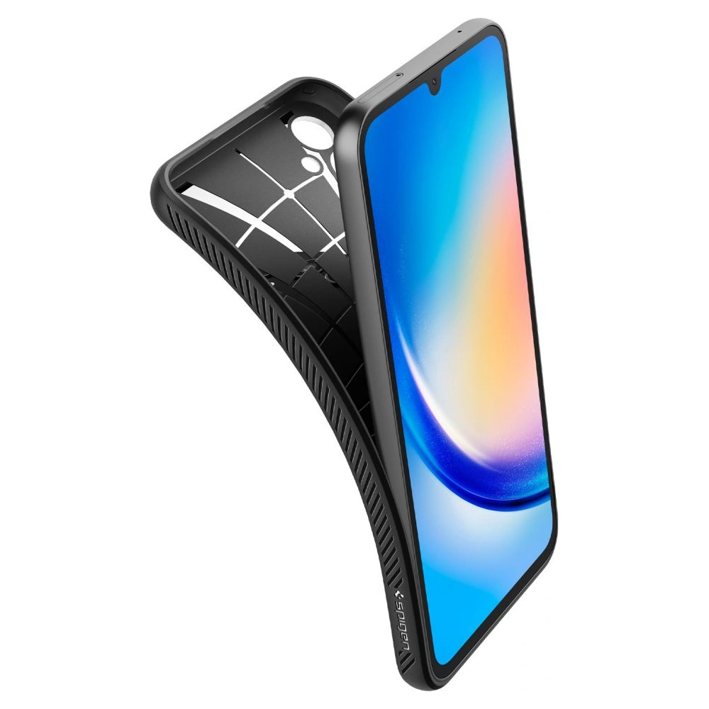 Hurtownia GSM - Etui Spigen Liquid Air Samsung Galaxy A34 5G Matt Fekete - SPN2823 - {ean13} - Hurt