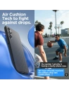 Hurtownia GSM - Etui Spigen Liquid Air Samsung Galaxy A34 5G Matt Fekete - SPN2823 - {ean13} - Hurt