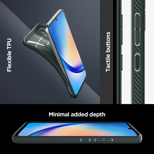 Etui Spigen Liquid Air Samsung Galaxy A34 5G Abyss Green