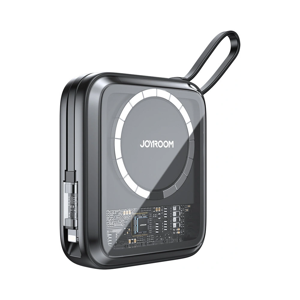 Hurtownia GSM - Vezeték nélküli töltésű Powerbank Joyroom JR-L007 Icy Series 10000mAh 22.5W + fekete Lightning kábel - JYR630 - {ean13} - Hurt