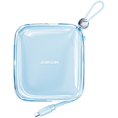 Joyroom Distributor - 6956116721541 - JYR631 - Powerbank Joyroom JR-L003 Jelly Series 10000mAh 22.5W + Lightning cable blue - B2B homescreen