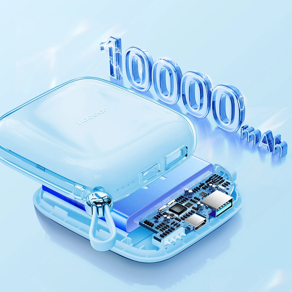 Hurtownia GSM - Powerbank Joyroom JR-L003 Jelly Series 10000mAh 22.5W + blauer Lightning-Kabel - JYR631 - {ean13} - Hurt