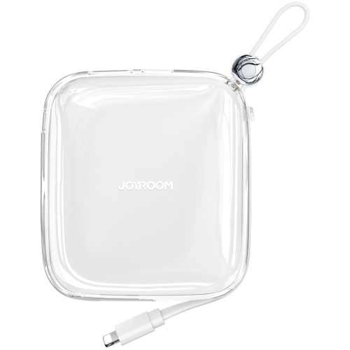 Joyroom Distributor - 6956116721572 - JYR633 - Powerbank Joyroom JR-L003 Jelly Series 10000mAh 22.5W + Lightning cable white - B2B homescreen