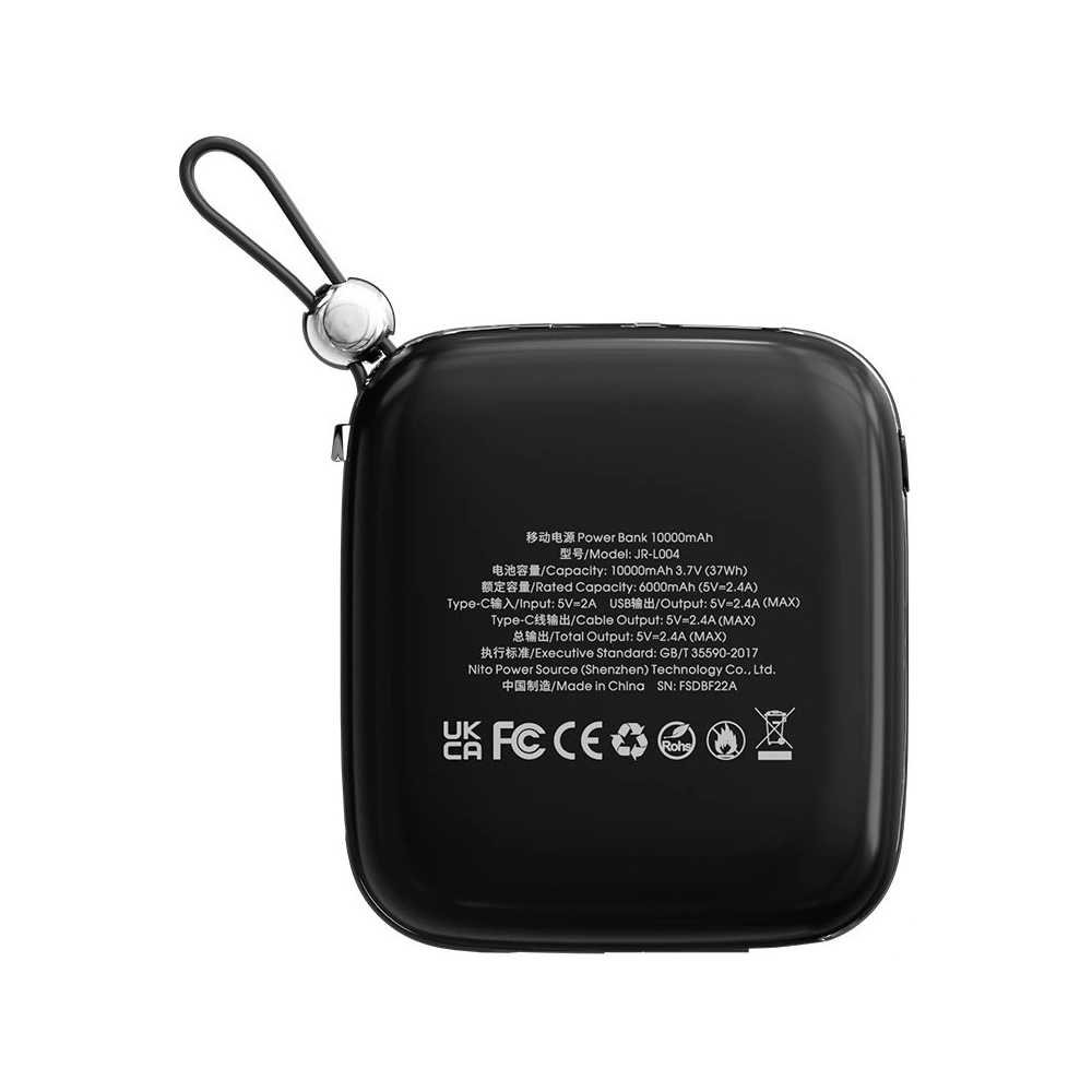 Hurtownia GSM - Powerbank Joyroom JR-L003 Jelly Sorozat 10000mAh 22.5W + fekete Lightning kábel - JYR634 - {ean13} - Hurt