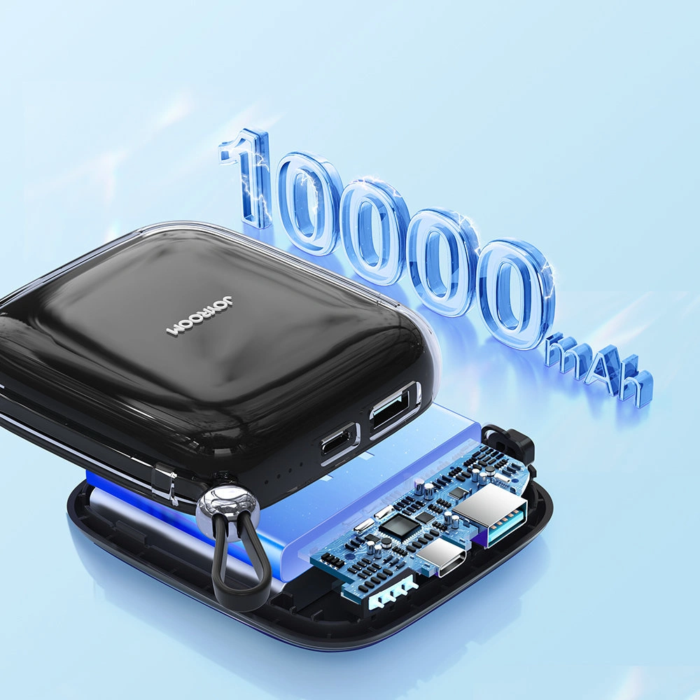 Hurtownia GSM - Powerbank Joyroom JR-L003 Jelly Sorozat 10000mAh 22.5W + fekete Lightning kábel - JYR634 - {ean13} - Hurt