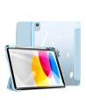 Etui Dux Ducis Toby Apple iPad 10.9 2022 (10. Generation) + Bleistifthalter blau