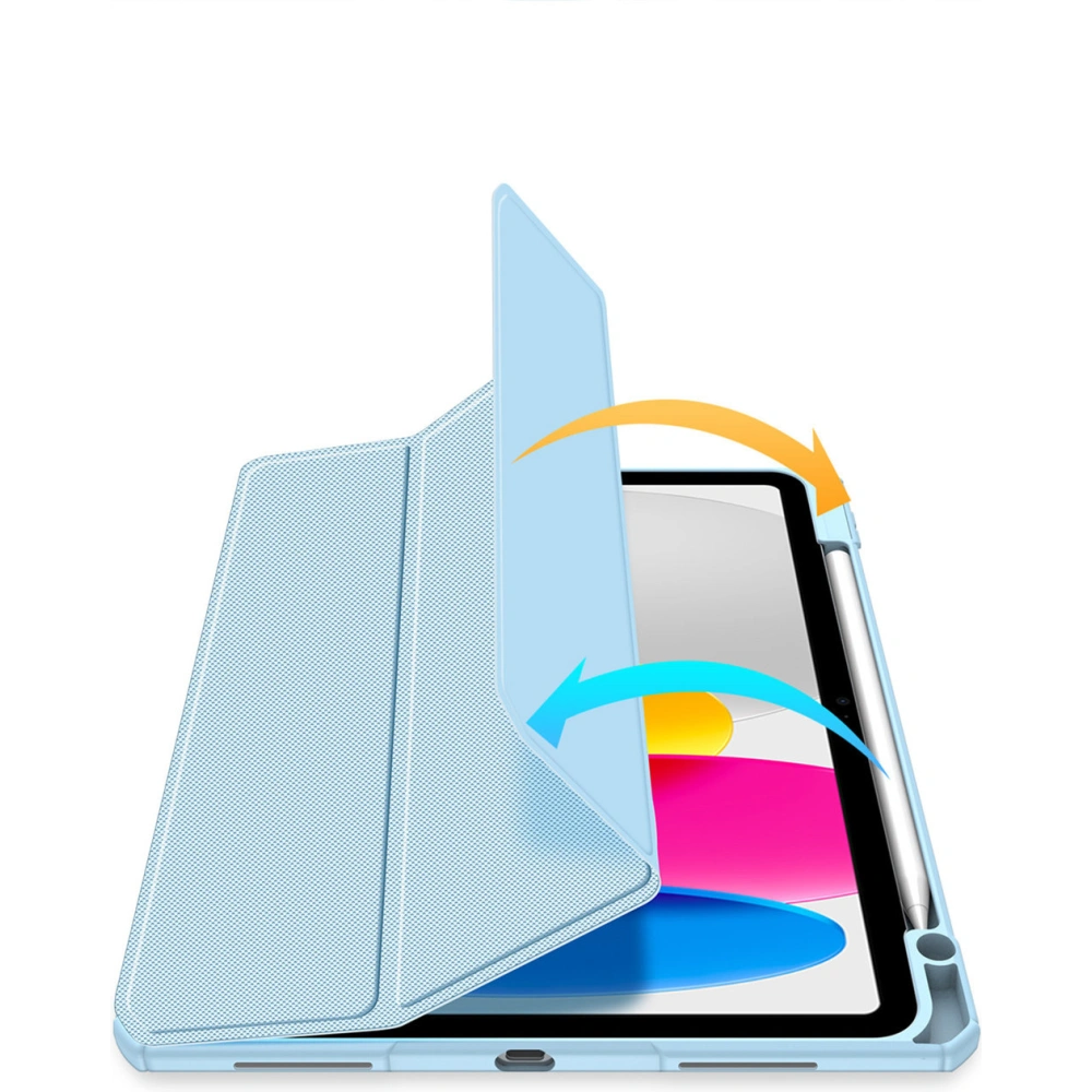 Hurtownia GSM - Etui Dux Ducis Toby Apple iPad 10.9 2022 (10. generációs) + Ceruza tartó kék - DDS1628 - {ean13} - Hurt