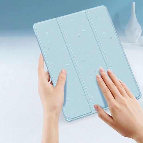 Etui Dux Ducis Toby Apple iPad 10.9" 2022 / 11" 2025 + Pencil holder niebieskie