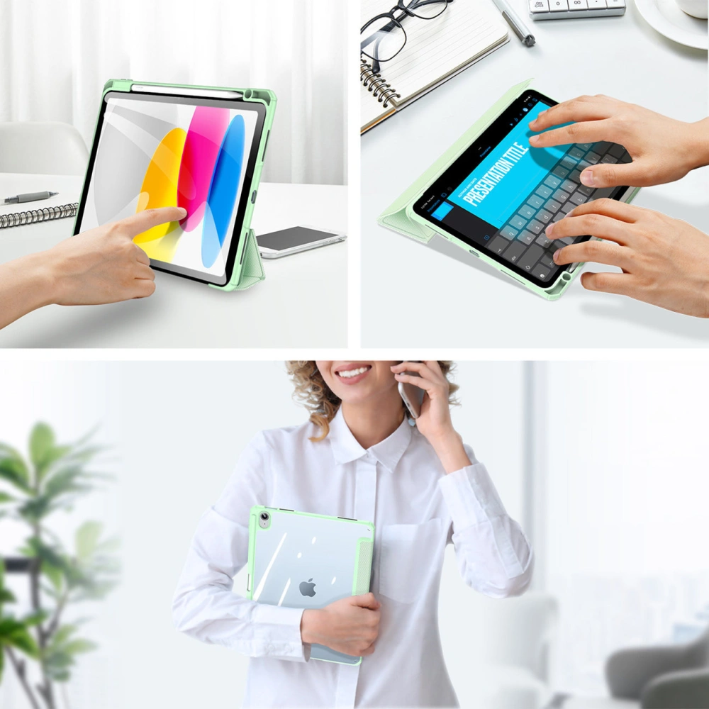 Hurtownia GSM - Etui Dux Ducis Toby Apple iPad 10.9 2022 (10. Generation) + Stifthalter grün - DDS1629 - {ean13} - Hurt