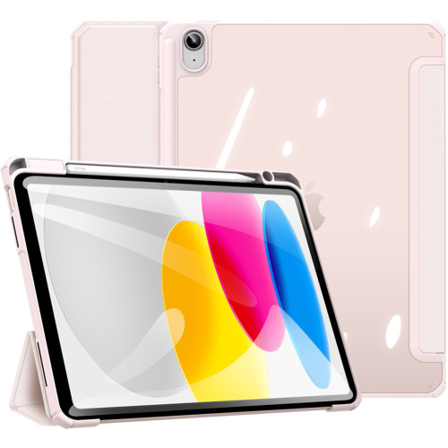 DuxDucis Distributor - 6934913034231 - DDS1630 - Dux Ducis Toby Apple iPad 10.9 2022 (10th generation) case + Pencil holder pink - B2B homescreen