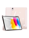 Apple Dux Ducis Toby Case iPad 10.9 2022 (10. Generation) + Pencil Halter rosa