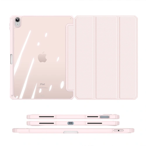 Etui Dux Ducis Toby Apple iPad 10.9" 2022 / 11" 2025 + Pencil holder różowe