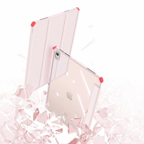 Etui Dux Ducis Toby Apple iPad 10.9" 2022 / 11" 2025 + Pencil holder różowe