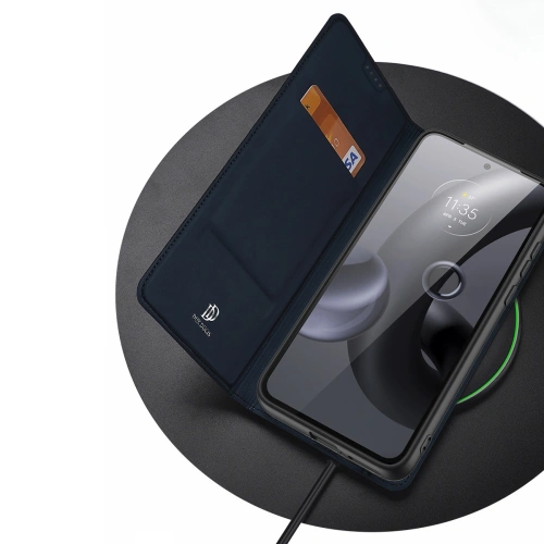 Etui Dux Ducis Skin Pro Motorola Edge 30 Neo niebieskie