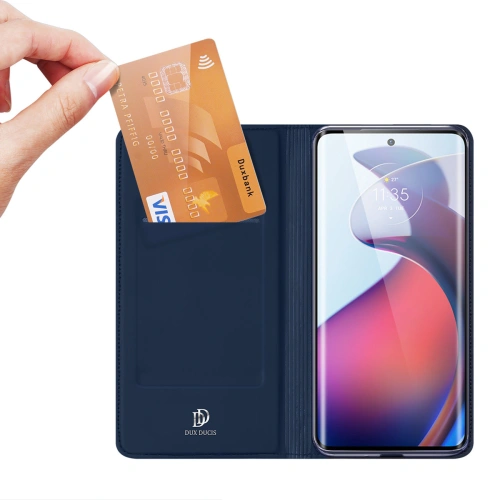 Etui Dux Ducis Skin Pro Motorola Edge 30 Fusion niebieskie