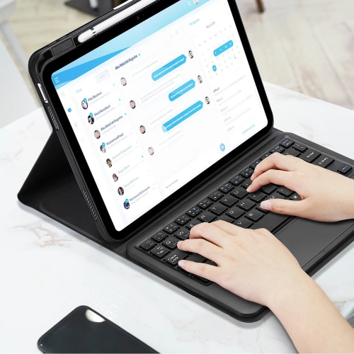 Etui Dux Ducis Touchpad Keyboard Apple iPad 10.9" 2022 / 11" 2025 czarna