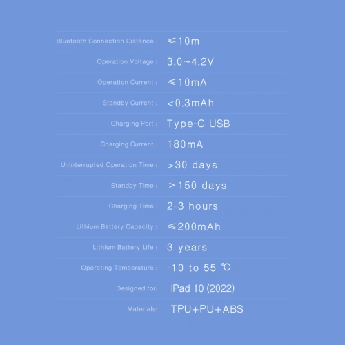 Etui Dux Ducis Touchpad Keyboard Apple iPad 10.9" 2022 / 11" 2025 czarna