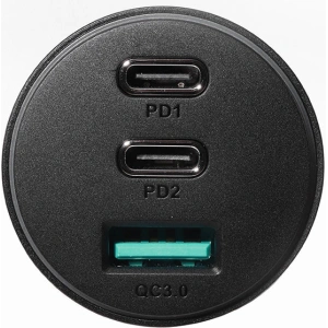 Hurtownia GSM - Autós töltő Joyroom JR-CL26 70W 2x USB-C, 1x USB-A fekete - JYR636 - {ean13} - Hurt
