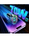 Hurtownia GSM - Automobilová nabíječka Joyroom JR-CL29 70W 2x USB-C, 2x USB-A černá - JYR637 - {ean13} - Hurt