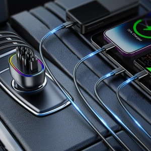 Hurtownia GSM - Automobilová nabíječka Joyroom JR-CL29 70W 2x USB-C, 2x USB-A černá - JYR637 - {ean13} - Hurt