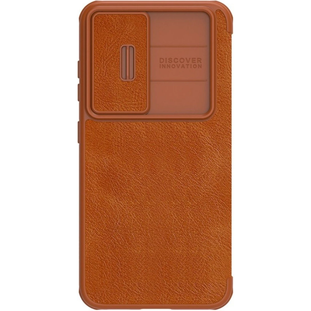 Hurtownia GSM - Etui Nillkin Qin Leather Pro Samsung Galaxy S23+ Plus hnědé - NLK1008 - {ean13} - Hurt
