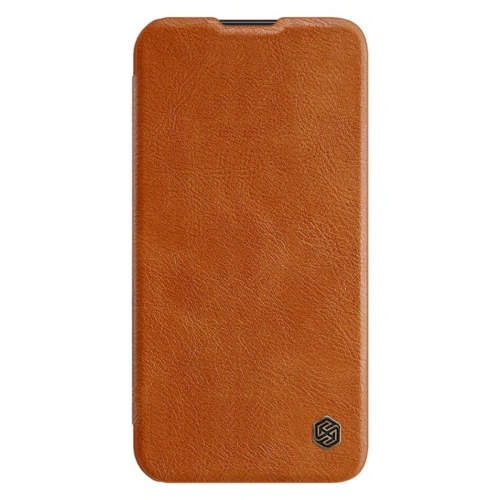 Etui Nillkin Qin Leather Pro Samsung Galaxy S23+ Plus brązowe
