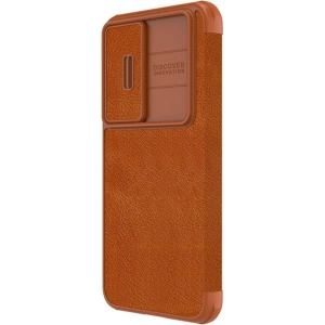Hurtownia GSM - Etui Nillkin Qin Leather Pro Samsung Galaxy S23+ Plus maro - NLK1008 - {ean13} - Hurt