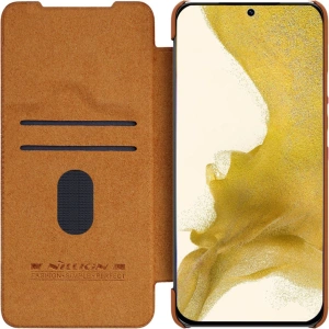 Hurtownia GSM - Etui Nillkin Qin Leather Pro Samsung Galaxy S23+ Plus maro - NLK1008 - {ean13} - Hurt