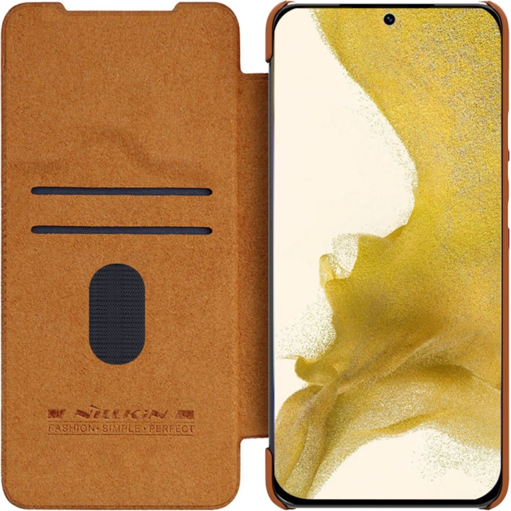 Wholesale Case Nillkin Qin Leather Pro Samsung Galaxy S23+ Plus brown - NLK1008 - {ean13} - Hurt