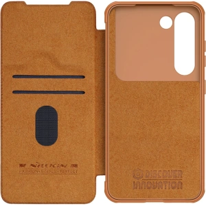 Hurtownia GSM - Etui Nillkin Qin Leather Pro Samsung Galaxy S23+ Plus maro - NLK1008 - {ean13} - Hurt