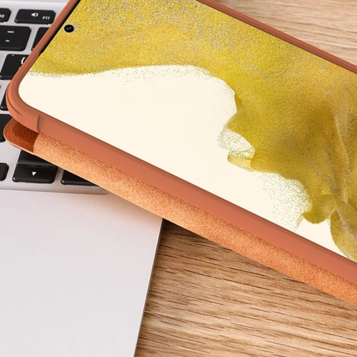 Etui Nillkin Qin Leather Pro Samsung Galaxy S23+ Plus brązowe