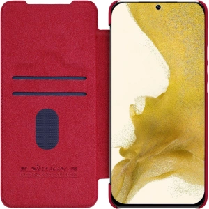Hurtownia GSM - Etui Nillkin Qin Leather Pro Samsung Galaxy S23+ Plus czerwone - NLK1009 - {ean13} - Hurt