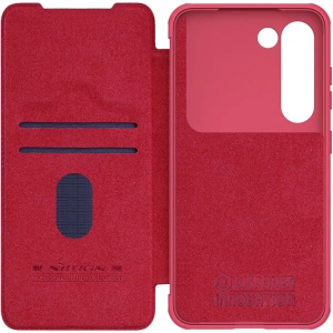 Hurtownia GSM - Etui Nillkin Qin Leather Pro Samsung Galaxy S23+ Plus roșu - NLK1009 - {ean13} - Hurt