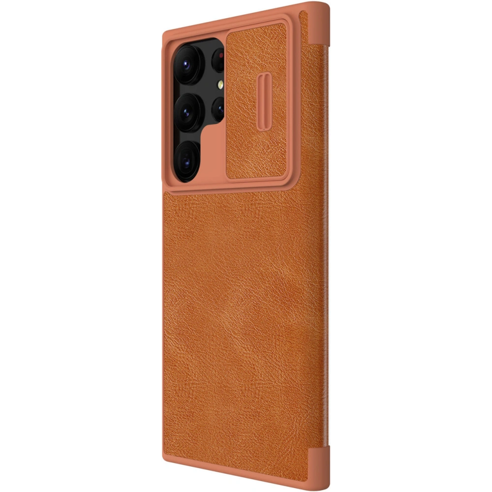 Wholesale Case Nillkin Qin Leather Pro Samsung Galaxy S23 Ultra brown - NLK1011 - {ean13} - Hurt