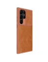 Wholesale Case Nillkin Qin Leather Pro Samsung Galaxy S23 Ultra brown - NLK1011 - {ean13} - Hurt