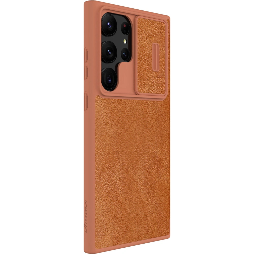 Wholesale Case Nillkin Qin Leather Pro Samsung Galaxy S23 Ultra brown - NLK1011 - {ean13} - Hurt