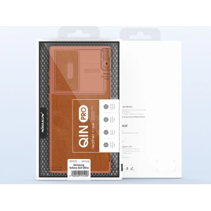 Wholesale Case Nillkin Qin Leather Pro Samsung Galaxy S23 Ultra brown - NLK1011 - {ean13} - Hurt