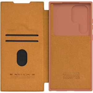 Wholesale Case Nillkin Qin Leather Pro Samsung Galaxy S23 Ultra brown - NLK1011 - {ean13} - Hurt