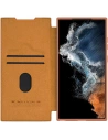 Hurtownia GSM - Etui Nillkin Qin Leather Pro Samsung Galaxy S23 Ultra brązowe - NLK1011 - {ean13} - Hurt