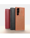 Wholesale Case Nillkin Qin Leather Pro Samsung Galaxy S23 Ultra brown - NLK1011 - {ean13} - Hurt