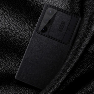 Wholesale Case Nillkin Qin Leather Pro Samsung Galaxy S23 Ultra brown - NLK1011 - {ean13} - Hurt