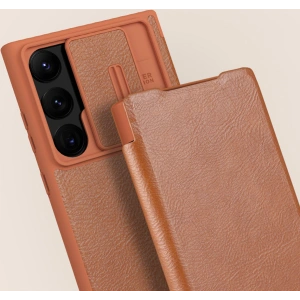 Wholesale Case Nillkin Qin Leather Pro Samsung Galaxy S23 Ultra brown - NLK1011 - {ean13} - Hurt