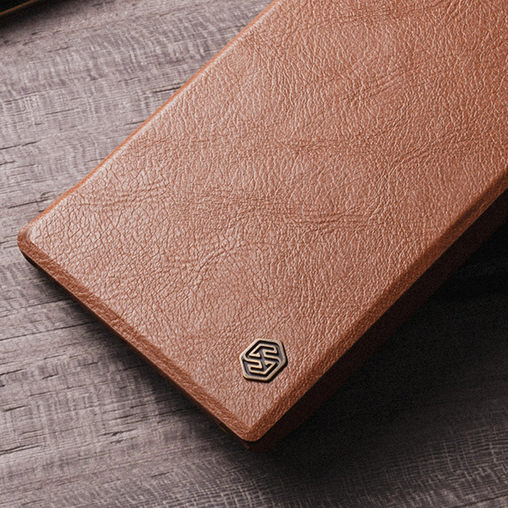 Wholesale Case Nillkin Qin Leather Pro Samsung Galaxy S23 Ultra brown - NLK1011 - {ean13} - Hurt