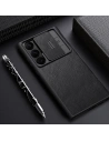 Hurtownia GSM - Etui Nillkin Qin Leather Pro Samsung Galaxy S23 Ultra hnědé - NLK1011 - {ean13} - Hurt