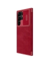 Wholesale Case Nillkin Qin Leather Pro Samsung Galaxy S23 Ultra red - NLK1012 - {ean13} - Hurt